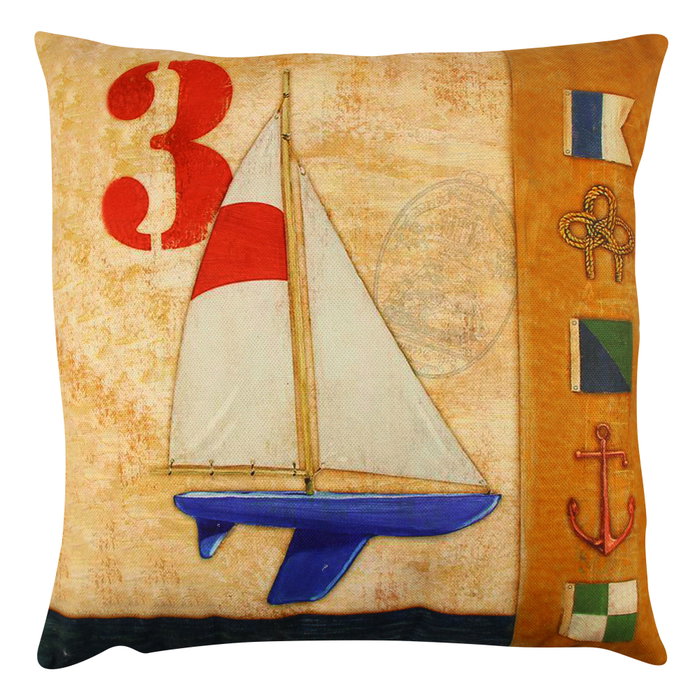 Aberto Design Cojín Multicolor 43 x 43 cm Aberto Design Cojín Multicolor 43 x 43 cm